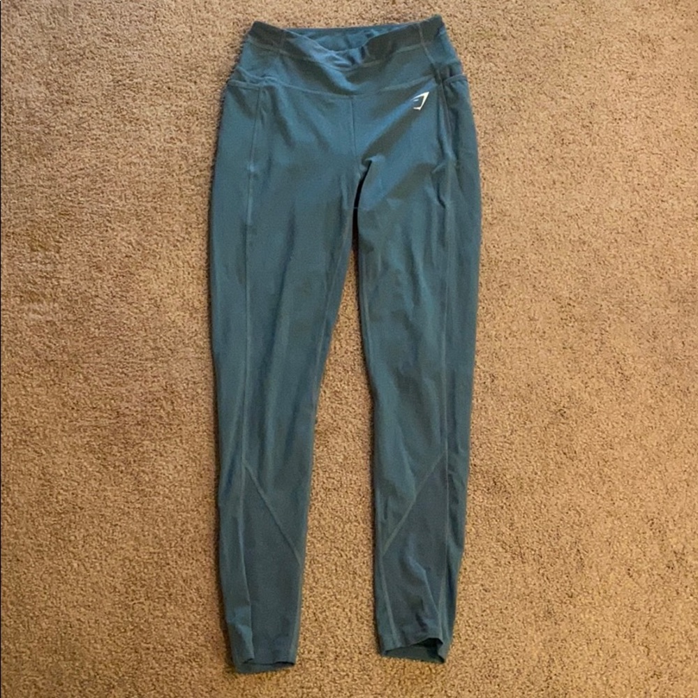 Gymshark Dreamy Mesh Leggings Medium Smokey Teal